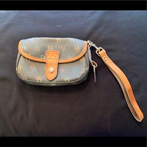 Dooney and Bourke multicolor mini wristlet